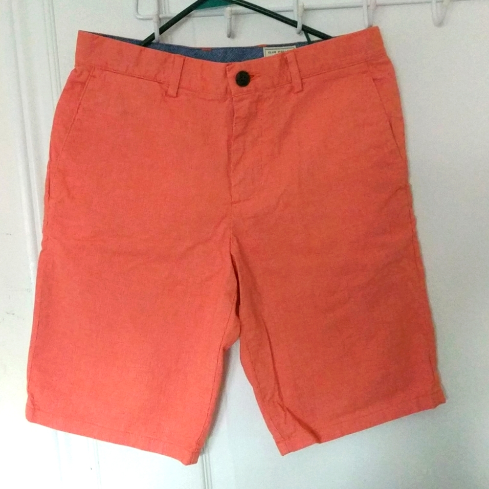 Men's Coral Casual Chino Shorts